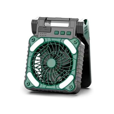 DAM Ventilador X99 Solar Led Recargable Con Motor Sin Escobillas 9v, 16 Leds (2w) Y 4 Velocidades. Velocidad Del Aire 4,5 M/s Y Hasta 2800 Rpm. Función Powerbank Con Doble Batería De 2600 Mah Color: Negro DAM Ventilador X99 Solar Led Recargable Con Motor Sin Escobillas 9v, 16 Leds (2w) Y 4 Velocidades. Velocidad Del Aire 4,5 M/s Y Hasta 2800 Rpm. Función Powerbank Con Doble Batería De 2600 Mah Color: Negro