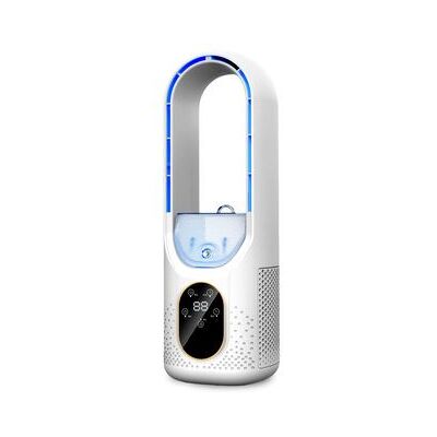 DAM Ventilador Sin Aspas Y088. Con Función De Nebulización, 6 Velocidades Y Temporizador De Hasta 6 Horas. Depósito De 100 Ml Y Luz Ambiental De 7 Colores. 12x12x35 Cm. Color: Blanco DAM Ventilador Sin Aspas Y088. Con Función De Nebulización, 6 Velocidades Y Temporizador De Hasta 6 Horas. Depósito De 100 Ml Y Luz Ambiental De 7 Colores. 12x12x35 Cm. Color: Blanco