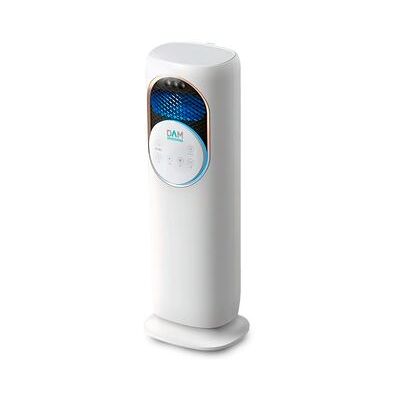 Dam Climatizador Multifunción Sin Aspas Q9, Con Calefacción Y Refrigeración. Con Tanque De Agua De 1,2l, Pantalla Táctil, Luz Esterilizadora Y Mando De Control Remoto. 30x23x81 Cm. Color: Blanco Dam Climatizador Multifunción Sin Aspas Q9, Con Calefacción Y Refrigeración. Con Tanque De Agua De 1,2l, Pantalla Táctil, Luz Esterilizadora Y Mando De Control Remoto. 30x23x81 Cm. Color: Blanco
