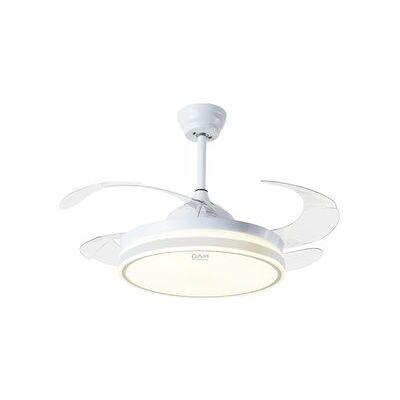 Dam Ventilador De Techo 8808. 48" Con Motor De 36w, Luces Led Regulables De 60w, 6 Velocidades Y Función Invierno/verano. Control Mediante Mando 2.4g O Aplicación Móvil. 120x120x35 Cm. Color: Blanco Dam Ventilador De Techo 8808. 48" Con Motor De 36w, Luces Led Regulables De 60w, 6 Velocidades Y Función Invierno/verano. Control Mediante Mando 2.4g O Aplicación Móvil. 120x120x35 Cm. Color: Blanco