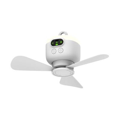Dam Ventilador De Techo Fs-6a De 27cm. Con Luz Led Integrada, 3 Velocidades, Temporizador Y Batería De 8000 Mah. Incluye Mando A Distancia. 27x27x11,4 Cm. Color: Blanco Dam Ventilador De Techo Fs-6a De 27cm. Con Luz Led Integrada, 3 Velocidades, Temporizador Y Batería De 8000 Mah. Incluye Mando A Distancia. 27x27x11,4 Cm. Color: Blanco
