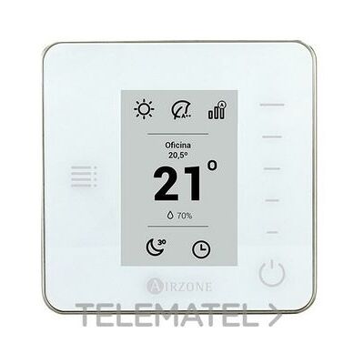 AIRZONE Termostato Monocromo Blanco Azdi6thinkcb AIRZONE Termostato Monocromo Blanco Azdi6thinkcb