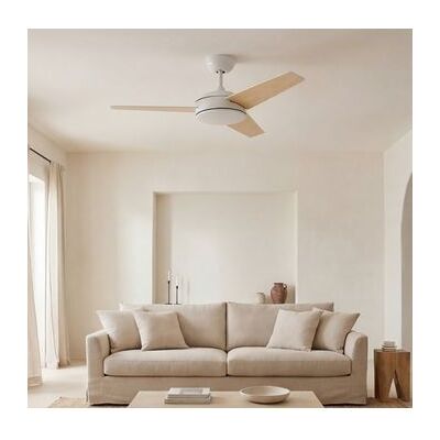 Ventilador de Techo Windy Blanco - Aspas de Madera - Ventilador de Techo Ventilador de Techo Windy Blanco - Aspas de Madera - Ventilador de Techo