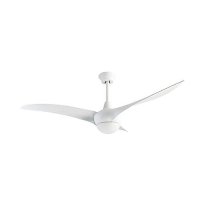 Forlight Forlight - Ventilador Helix Ø1320mm Acero, Cristal Blanco, Opal Forlight Forlight - Ventilador Helix Ø1320mm Acero, Cristal Blanco, Opal
