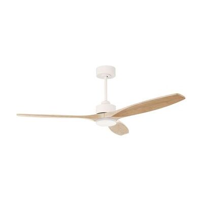 Forlight Forlight - Ventilador Stem Evo Ø1320mm Acero, Cristal Blanco Palas Madera Clara, Arenado Forlight Forlight - Ventilador Stem Evo Ø1320mm Acero, Cristal Blanco Palas Madera Clara, Arenado