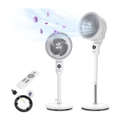 Ventilador Silencioso Pie Mando, 3d, 12h, 1185m³/h, Aroma Aigostar Ventilador Silencioso Pie Mando, 3d, 12h, 1185m³/h, Aroma Aigostar