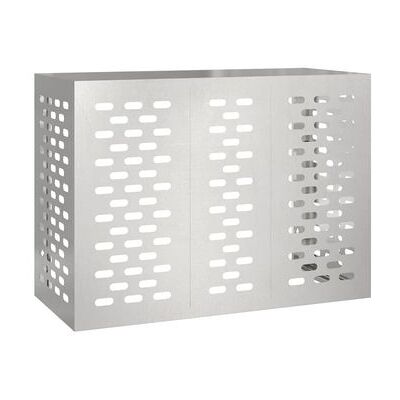 vidaXL - Acero inoxidable Rectangular - Cubierta de aire acondicionado vidaXL - Acero inoxidable Rectangular - Cubierta de aire acondicionado