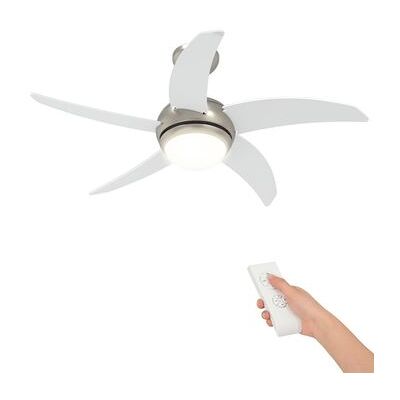 Ventilador De Techo Con Luz Y Control Remoto Ø 110 Cm Blanco Vidaxl Ventilador De Techo Con Luz Y Control Remoto Ø 110 Cm Blanco Vidaxl