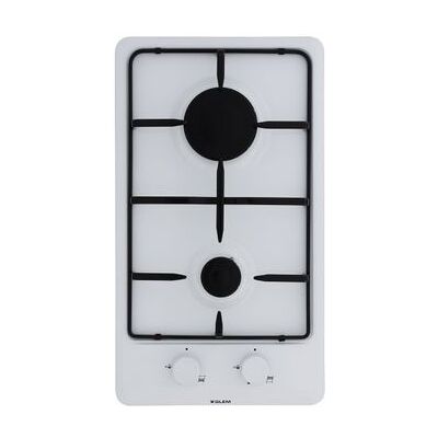 Glem Domino 2 Quemadores De Gas 30cm Blanco - Gt32wh Glem Domino 2 Quemadores De Gas 30cm Blanco - Gt32wh