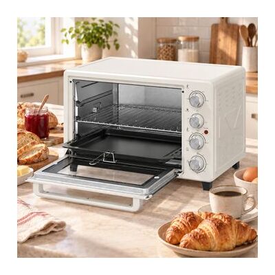 Mini Horno Eléctrico 32l 1600w Con 3 Modos De Calor Homcom Mini Horno Eléctrico 32l 1600w Con 3 Modos De Calor Homcom