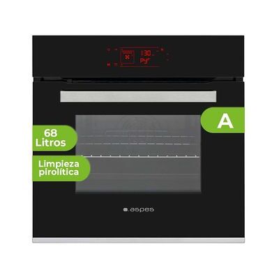 Horno Pirolítico Aspes Ahe1400pi, Capacidad 68 Litros, 1200 W, 8 Programas Horno Pirolítico Aspes Ahe1400pi, Capacidad 68 Litros, 1200 W, 8 Programas