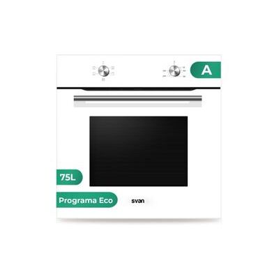 Horno Svan Sh4700eb 2100w 75l 4 Programas A Blanco 59,5 Cm Horno Svan Sh4700eb 2100w 75l 4 Programas A Blanco 59,5 Cm