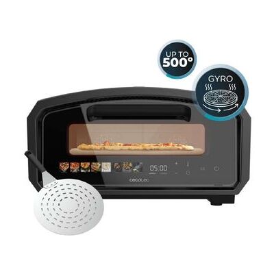 Horno Eléctrico Para Pizzas Pizza&co 500 Gyro. Piedra Giratoria Alta Temperatura, Panel Digital Táctil, 8 Menús, 65-500° Cecotec Horno Eléctrico Para Pizzas Pizza&co 500 Gyro. Piedra Giratoria Alta Temperatura, Panel Digital Táctil, 8 Menús, 65-500° Cecotec