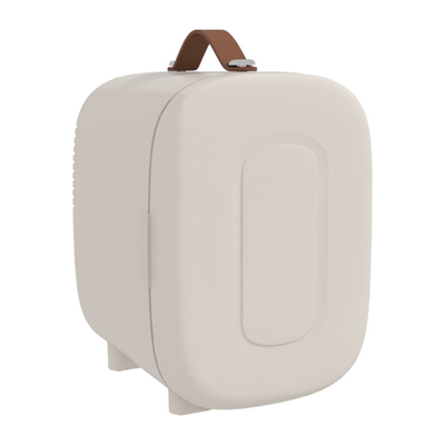 Mini nevera portátil 4L frío/calor, para cosméticos y bebidas, color blanco crema ROLIPO Mini nevera portátil 4L frío/calor, para cosméticos y bebidas, color blanco crema ROLIPO