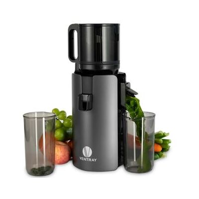 Exprimidor Lento Prensado Frío Ventray Max 120 250w 1.2l Doble Filtro Fácil Limpieza Sin Bpa - Negro Exprimidor Lento Prensado Frío Ventray Max 120 250w 1.2l Doble Filtro Fácil Limpieza Sin Bpa - Negro