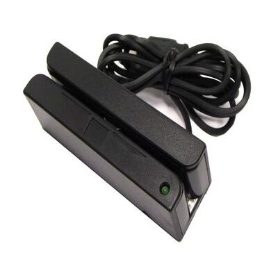 GENERICA Lector De Banda Magnetica 3 Pistas Usb Negro GENERICA Lector De Banda Magnetica 3 Pistas Usb Negro