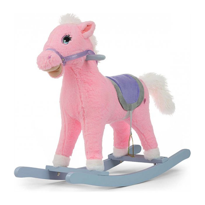 Milly Mally Łatek Rosa - Caballo de balanceo - 3 Variantes Milly Mally Łatek Rosa - Caballo de balanceo - 3 Variantes