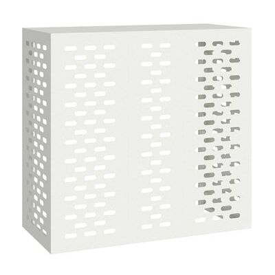 vidaXL Cubierta de plástico blanco 110 x 50 x 105 cm para aire acondicionado vidaXL Cubierta de plástico blanco 110 x 50 x 105 cm para aire acondicionado
