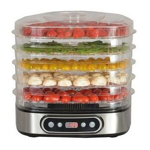 Kitchen Chef Deshidratador De Frutas Y Verduras Con 5 Bandejas De 450w - Secco5ix Kitchen Chef Deshidratador De Frutas Y Verduras Con 5 Bandejas De 450w - Secco5ix