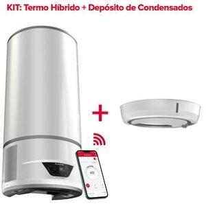 Termo Eléctrico, Ariston, Lydos Hybrid Wifi 80 Litros + Depóstio De Condensados, Vertical, Clase Energetica A Termo Eléctrico, Ariston, Lydos Hybrid Wifi 80 Litros + Depóstio De Condensados, Vertical, Clase Energetica A