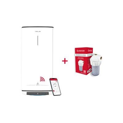 Termo Eléctrico Inteligente, Ariston, Velis Pro Wifi 80l + Filtro Antical, Vertical U Horizontal, Clase Energetica B Termo Eléctrico Inteligente, Ariston, Velis Pro Wifi 80l + Filtro Antical, Vertical U Horizontal, Clase Energetica B