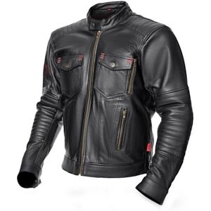 Chaqueta de cuero para moto ADRENALINE BOSTON PPE Talla XS