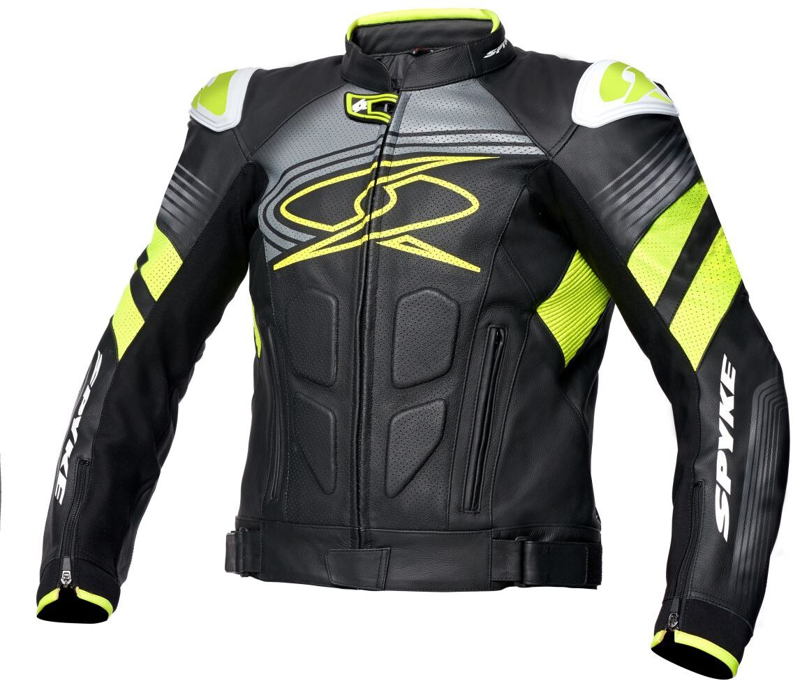 Chaqueta de cuero para moto SPYKE ESTORIL EVO Talla 48