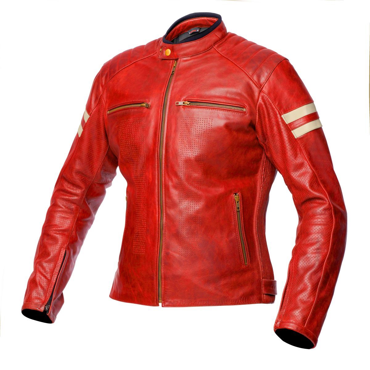 Chaqueta de cuero para moto SPYKE MILANO LADY 2.0 Talla 46