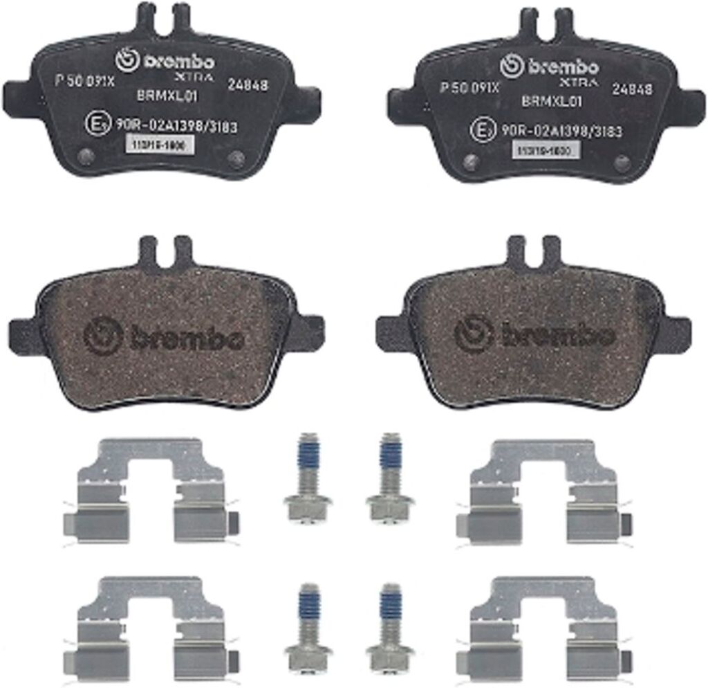 Juego de pastillas de freno, freno de disco BREMBO Xtra P 50 091X, Trasero