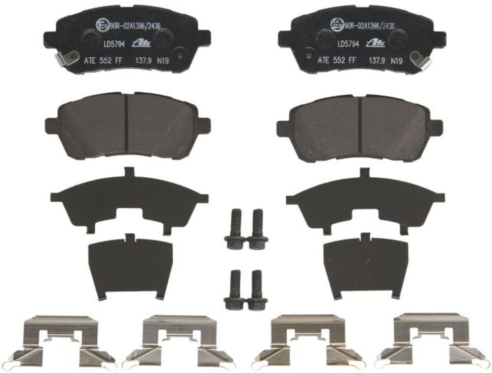 Juego de pastillas de freno ATE 13.0470-5794.2, Delantero
