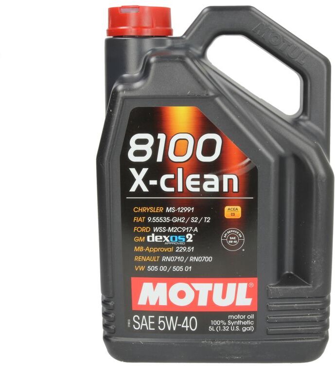 Aceite de motor MOTUL 8100 X-Clean 5W40 C3 5L