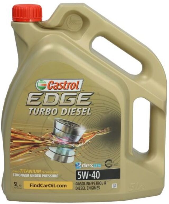 Aceite de motor CASTROL Edge TD 505.01 5W40 5L