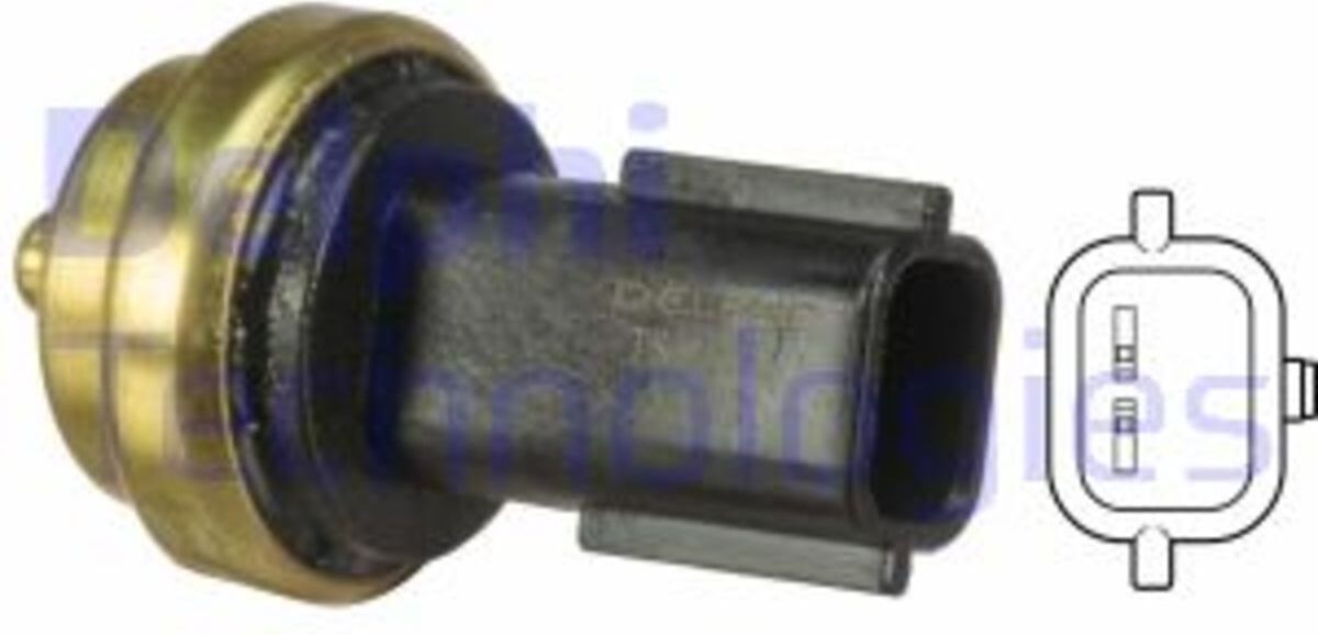 Sensor, temperatura del refrigerante DELPHI TS10458