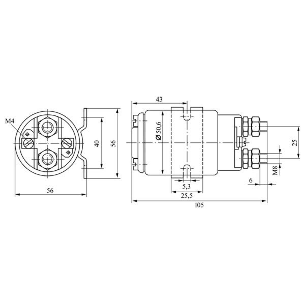 Relé BOSCH 0 333 009 009