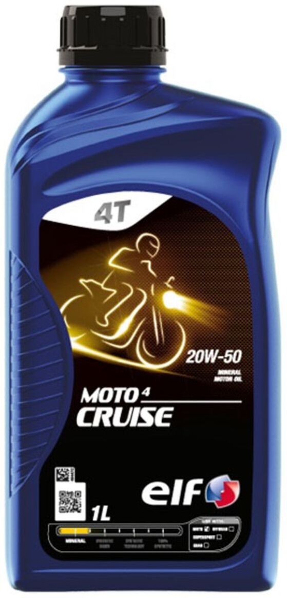 Aceite motor 4T ELF MOTO 4 CRUISE 20W50 1L