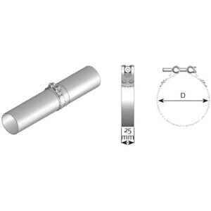 DINEX 99892 Abrazadera de escape - Sistema de escape DINEX 99892 Abrazadera de escape - Sistema de escape