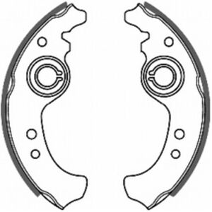 KRAFT Juego de Zapatas de Freno para Fiat Lancia Seat KRAFT Juego de Zapatas de Freno para Fiat Lancia Seat