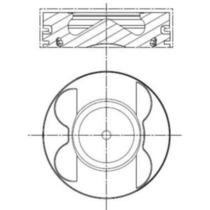 Pistón MAHLE 001 PI 00106 002 - Parte del motor Pistón MAHLE 001 PI 00106 002 - Parte del motor