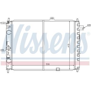 Radiador, refrigeración de motor NISSENS 63170 Radiador, refrigeración de motor NISSENS 63170