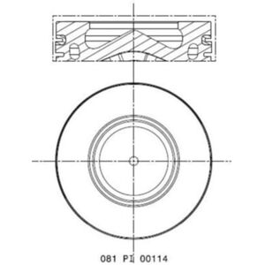 MAHLE 081 PI 00114 000 Pistón - Repuestos de Motor MAHLE 081 PI 00114 000 Pistón - Repuestos de Motor