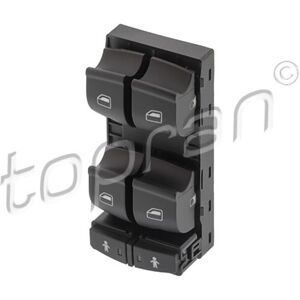 TOPRAN 119 314 Interruptor de Ventanas Eléctricas - Seguridad, Negro - Compatible con Audi A6 Q7 TOPRAN 119 314 Interruptor de Ventanas Eléctricas - Seguridad, Negro - Compatible con Audi A6 Q7