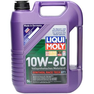 Liqui Moly - Aceite de motor GT1 10W-60 - Sintético Liqui Moly - Aceite de motor GT1 10W-60 - Sintético