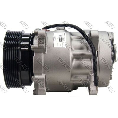Compresor de aire acondicionado TEAMEC TM8646027 - 7 nervaduras Compresor de aire acondicionado TEAMEC TM8646027 - 7 nervaduras