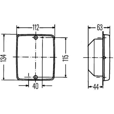 Faro trasero HELLA 2SA 003 236-341 Faro trasero HELLA 2SA 003 236-341