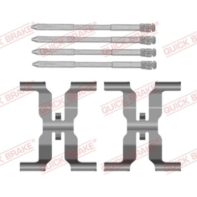 QUICK BRAKE 109-0166 - Juego de accesorios de freno de disco QUICK BRAKE 109-0166 - Juego de accesorios de freno de disco