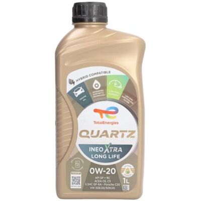 Aceite de motor Long Life 0W-20 de Total para Audi y Volkswagen Aceite de motor Long Life 0W-20 de Total para Audi y Volkswagen