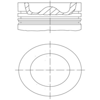Pistón MAHLE Original 011 PI 00109 000 - Cilindro 83mm con Canal de Refrigeración Pistón MAHLE Original 011 PI 00109 000 - Cilindro 83mm con Canal de Refrigeración
