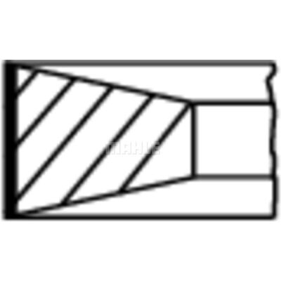 Juego de segmentos de pistón MAHLE 213 71 N0 - Para cilindro de 118 mm Juego de segmentos de pistón MAHLE 213 71 N0 - Para cilindro de 118 mm