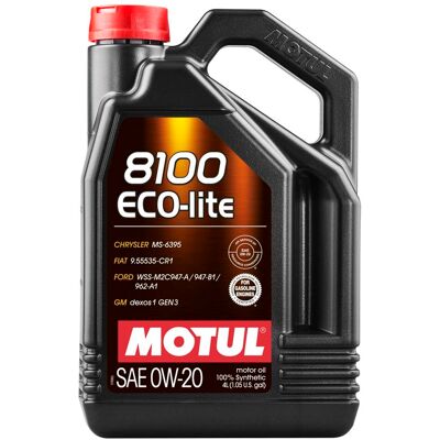 Aceite de motor Motul 8100 ECO-LITE 0W-20 - Coche Aceite de motor Motul 8100 ECO-LITE 0W-20 - Coche