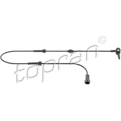 TOPRAN 622 759 Sensor ABS - Eje delantero con cable TOPRAN 622 759 Sensor ABS - Eje delantero con cable